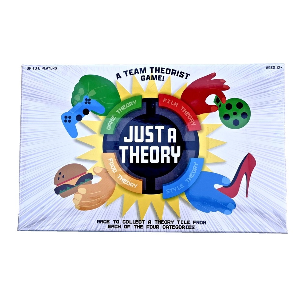 Just A Theory Team Theorist Board Game Up to 6 Players Ages 12+ NEW SEALED